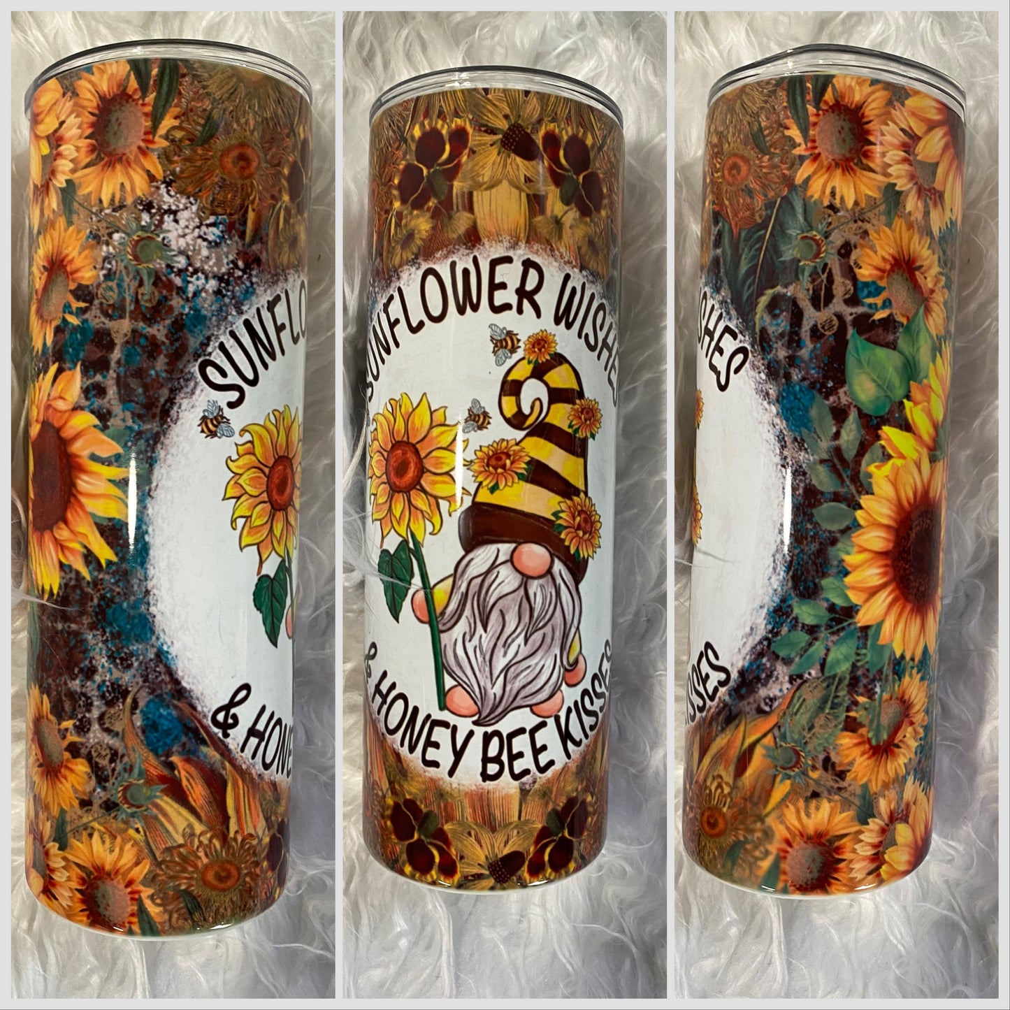 Sunflower wishes &honeybee kisses